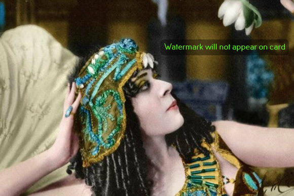 POSTCARD / Theda Bara / Cleopatra, 1917