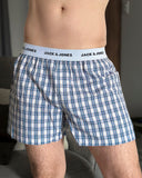 Boxers / Jack & Jones / Medium / Blue Plaid