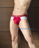 Briefs / Medium / Red + White