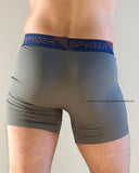 Boxer Briefs / Spyder / Medium / Grey with navy band