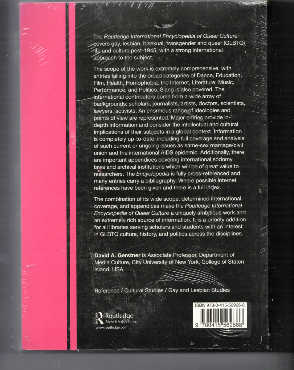 GERSTNER David A / Routledge International Encyclopedia of Queer Cultu ...