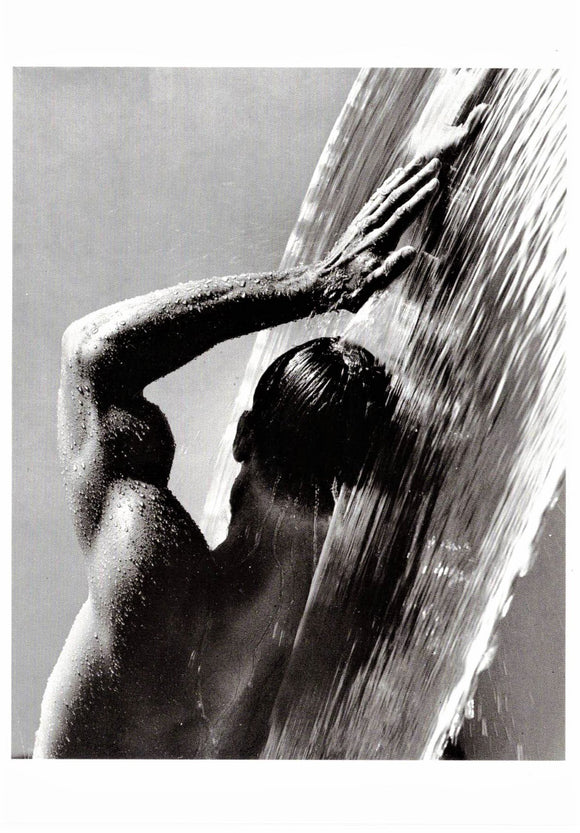 POSTCARD / RITTS, Herb / Waterfall IV, Hollywood, 1988