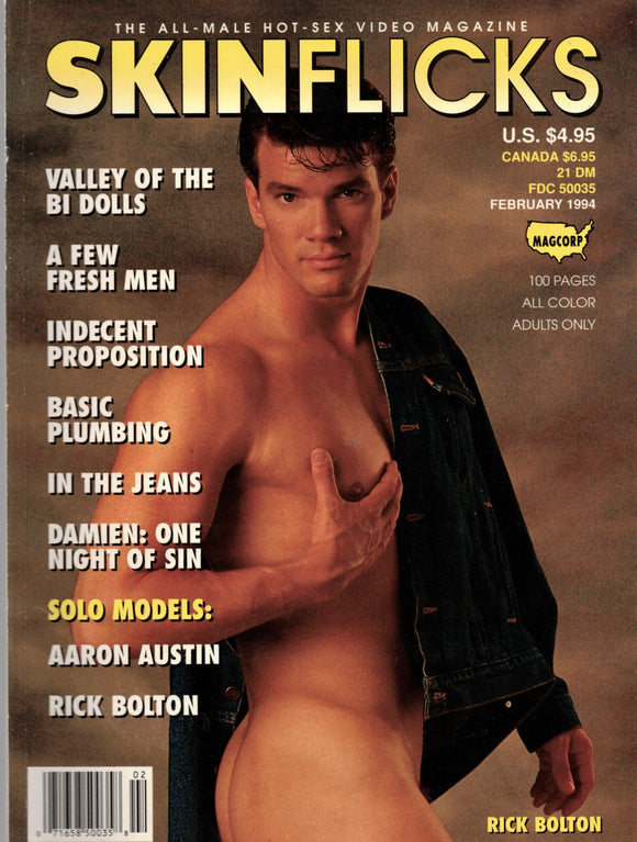 SKIN FLICKS / 1994 / February / Rick Bolton / Aaron Austin / Erik Houston / Sean Davis / Cody Foster / Dallas Taylor