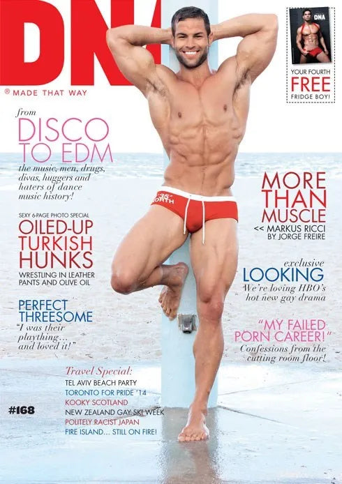 DNA Magazine / 168 / J.R. Rolley / Stephen Mahy / Murray Bartlett / Markus Ricci / Ian Alexander / Nathan Kelly