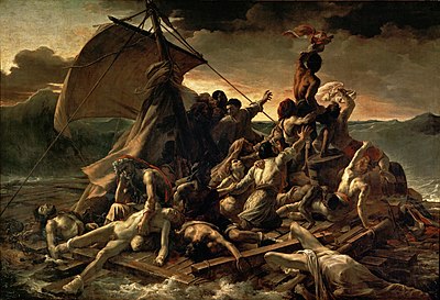 POSTCARD / GÉRICAULT Théodore / Le Radeau de la Méduse, 1818