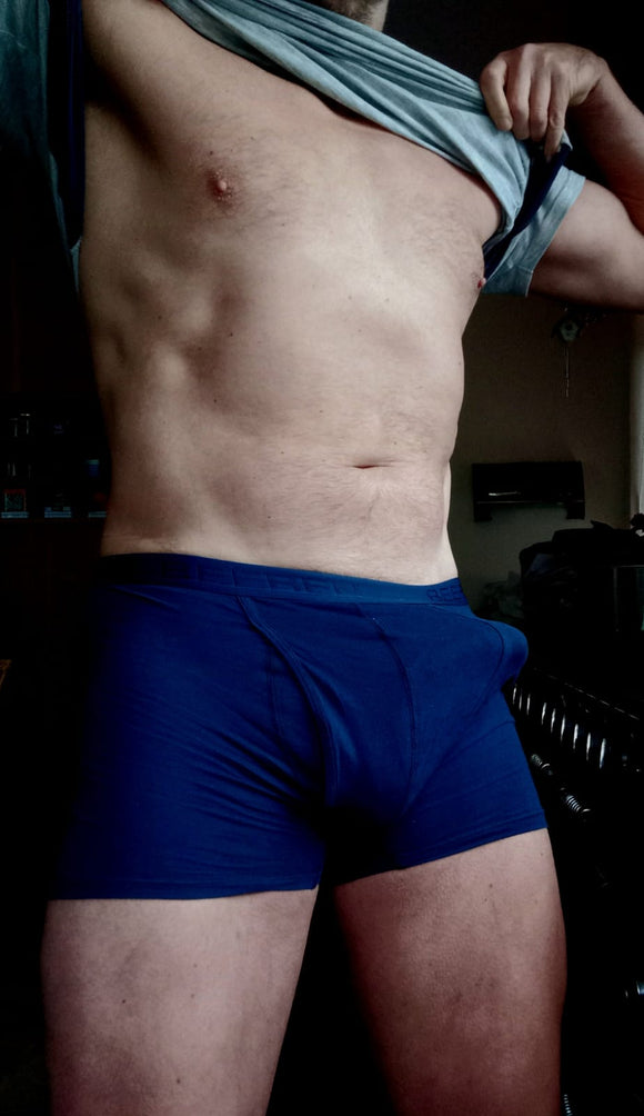 Boxer Briefs / Medium / Blue