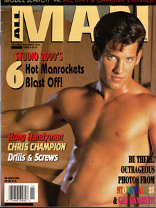 All Man / 1994 / November / Chris Champion / Jeff Stryker / John Law / Donna Summer / Stonewall / Gay Games / Joey Morgan / Brad Stone / Tony Di Angelo / Cutter West / Ty Russell / Adam Hart / Dallas