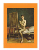 POSTCARD / NEUMANN, Ernst / Nude self-portrait, 1930