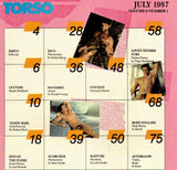 TORSO / 1987 / July + 4 posters / Kristen Bjorn / Donald Ray Lancaster