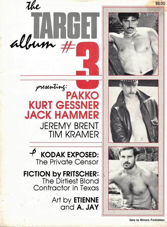 The TARGET ALBUM / 3 / 1982 / Pakko / Kurt Gessner / Jack Hammer / Jack Fritscher / Jeremy Brent / Barry / Tim Kramer / Etienne / A. Jay