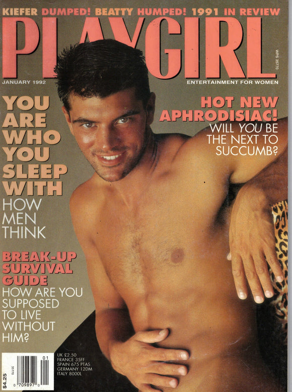 PLAYGIRL / 1992 / January / Rob Sawyer / Nick Stryker / David Salinas / Thomas Scott