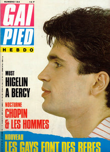 GAI PIED HEBDO FRANCE Magazine / 1985 Septembre / No. 184 / Chopin / Lars Von Trier / Jacques Higelin