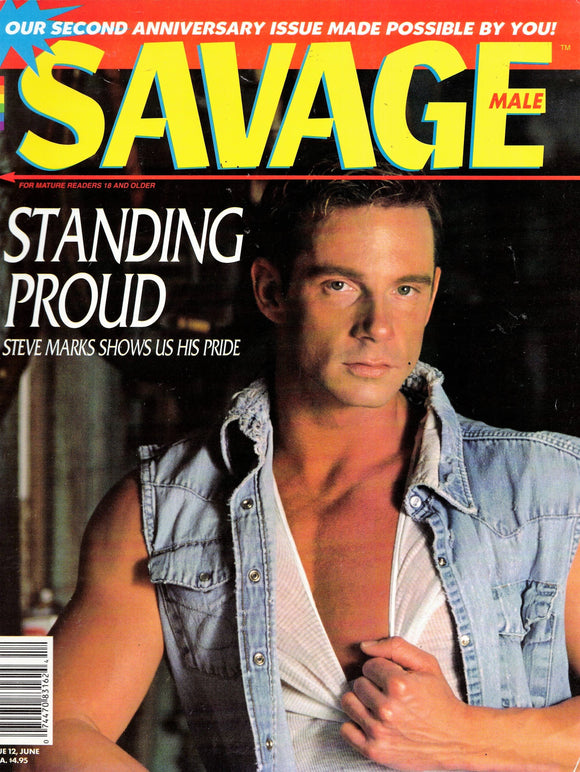 SAVAGE MALE / 1995 / June / Ken Ryker / Steve Marks / Anthony Moore ...