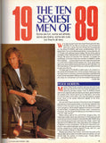 PLAYGIRL / 1989 / September / Michael Paré / Tony O'Dell / Tony Bartok / Donn Simione / Tommy Burgess