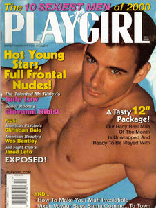 PLAYGIRL / 2000 / December / Christian Bale / Wes Bentley / Michael Easton / Christian LeBlanc / Jared Leto / Giovanni Ribisi / Chris Falconer / Marc Reina / Steve Hooper  /