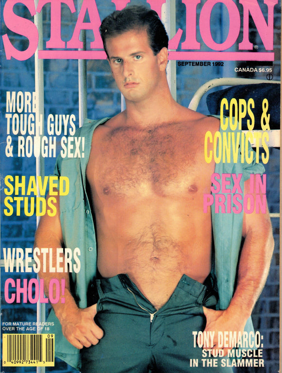 STALLION / 1992 / September / Tony DeMarco / Tony Angelo / Corey Allen / Rick Avanti / Chad Lowe / Old Reliable