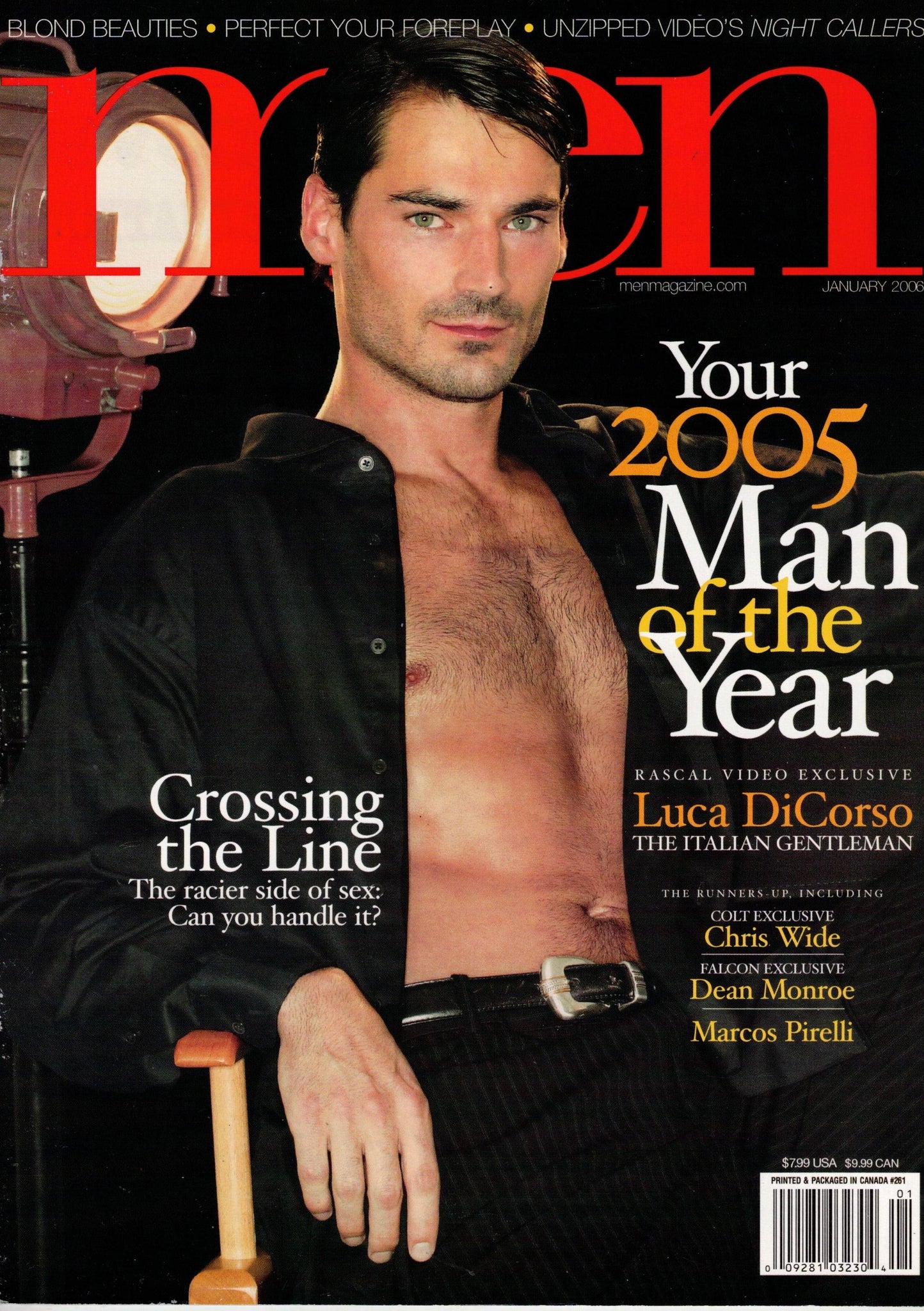 MEN Magazine / 2006 / January / Luca DiCorso / Chris Wide / Dean Monro –  Zeus Gay Boutik