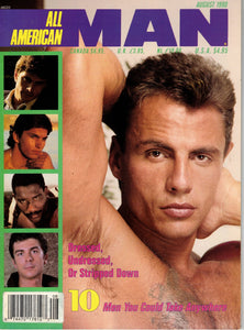 All American Man / 1990 / August / Bo Ventura / Rafe Mendoza / Leo Carter / Scott Hamill / Mike Marino / Axel Rod / Bruce Lanier / Jerry Long / Kent Douglas / Paul Gibson