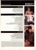 Mandate / 1982 / December / Jean Cocteau / Luke Daniel / Jimmy Metz / David Hockney / Jess Nicholas / Stanley Stellar / Wolf Kentter / Carlos Quiroz / Hawk Morgan