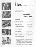 EDEN Quarterly / 1962 No. 11