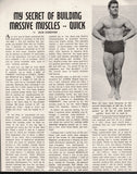 Your Physique / 1943 / September - October / Dan Lurie / Walt Baptiste / Tony Sansone / Harry Turi