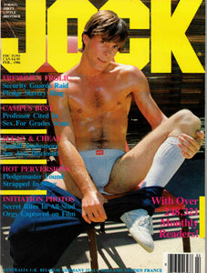 JOCK / 1986 / February / John Michaels / Jeff Stone / Don Baker / Steve Singer / Surge Studios / Christopher George / Randy Ryder / Paul Coder / Ricky Mitchell / Randy Stevens / Tony Marshall / John Paul / Sean / Joe Gere / O.G. Johnson