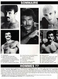 Hommes Magazine  / 1988 / Printemps / Tom Selleck / Diego Ancel / Bill Curry / Paul Barresi / Monte Crown