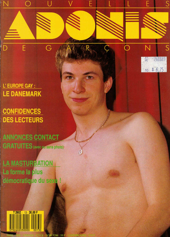 Adonis Magazine / 1989 / Avril / Danemark