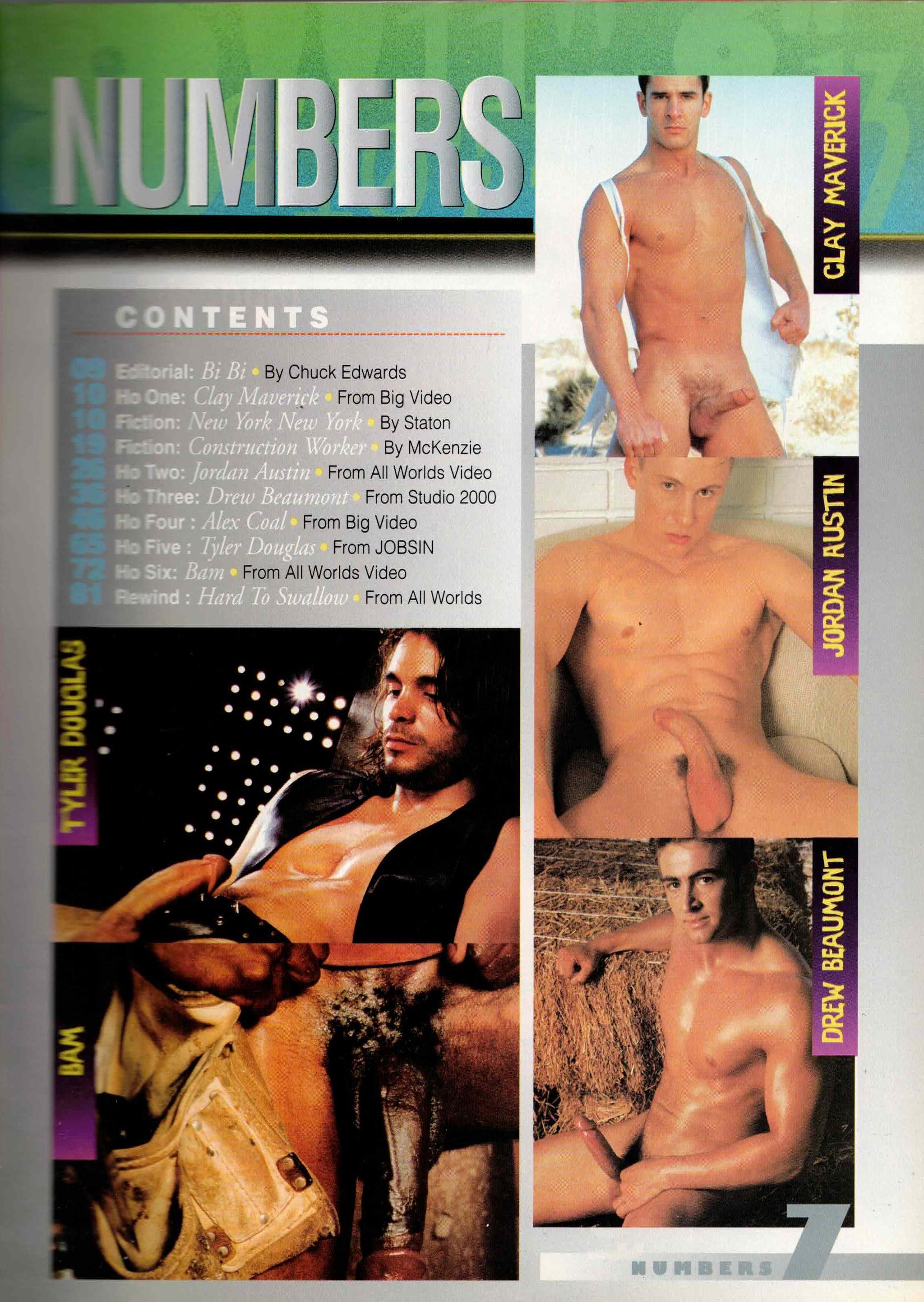 NUMBERS / 1997 / July / Clay Maverick / Jordan Austin / Drew Beaumont –  Zeus Gay Boutik