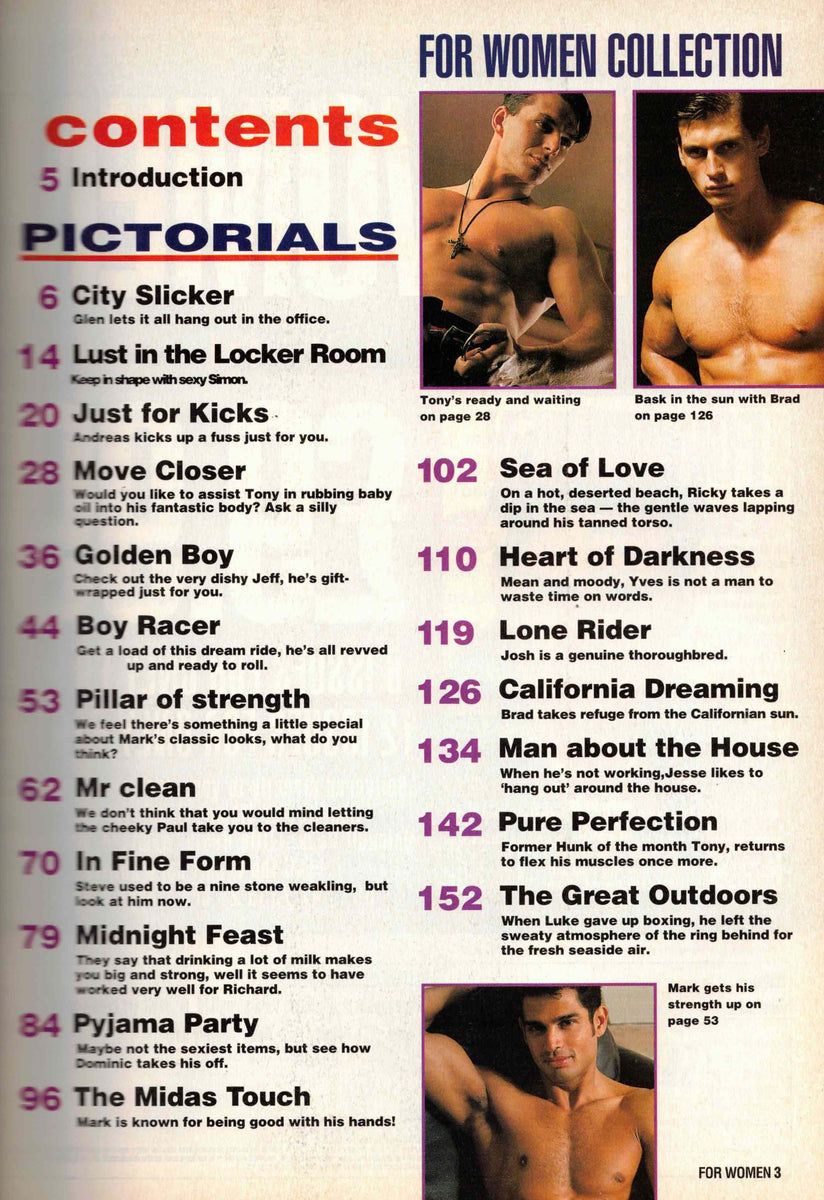 FOR WOMEN Collection / 1993 / Vol.1 No. 2 / Dean Keefer / Simon Cotton ...