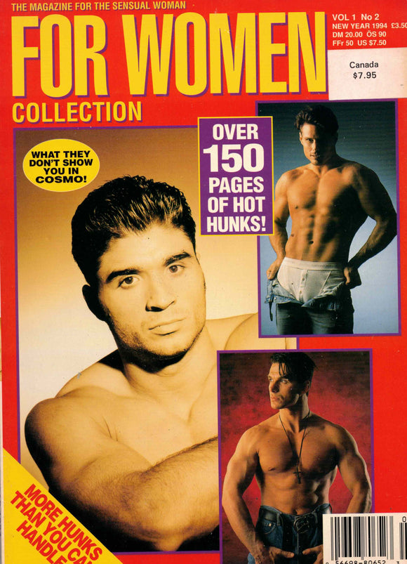 FOR WOMEN Collection / 1993 / Vol.1 No. 2 / Dean Keefer / Simon Cotton / Tomy Pacino / Jose Messana