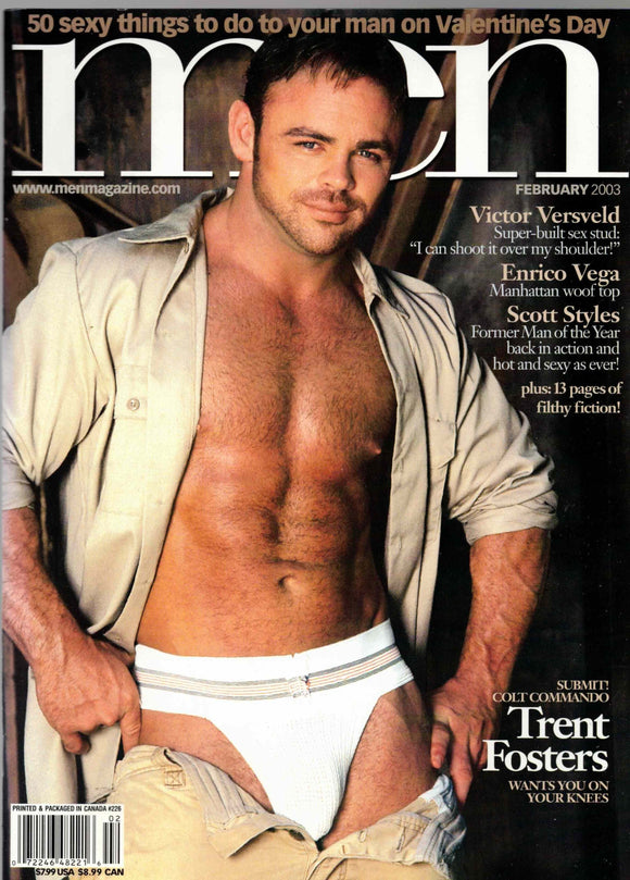 MEN Magazine / 2003 / February 2003 / Trent Fosters / Axel / Kent / Enrico Vega / Victor Versveld / Scott Styles