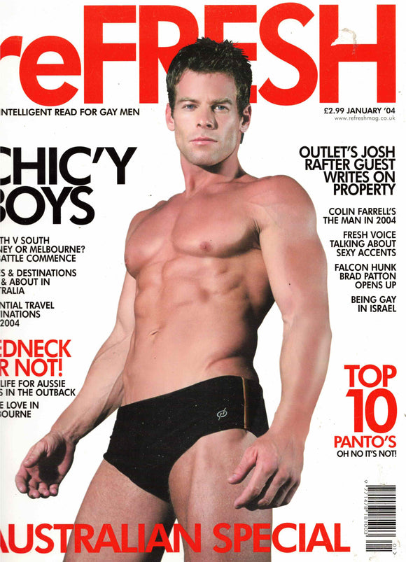 REFRESH Magazine / 2004 / January / Colin Farrell / Australia / Brad Patton / Lou Hansen
