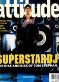 ATTITUDE Magazine / 2002 / April / Tom Stephan / Luke Evans / Steve Strange / Michelle Branch / Toni Colette / Paul O'Grady / Tiga / Pet Shop Boys