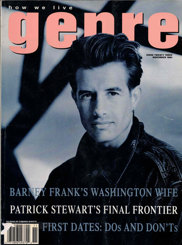 GENRE Magazine / 1994 / November / Barney Frank / Patrick Stewart