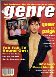 GENRE Magazine / 2001 / September / Peter Paige / Megan Mullally