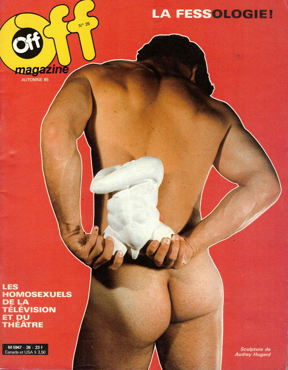 Off Male Magazine / 1985 / Automne / John Daily / Dynasty / Lord Byron / Katharine Hepburn / Tina Turner / Audrey Hugard / Rock Larue / Michael Passos / Chippendales