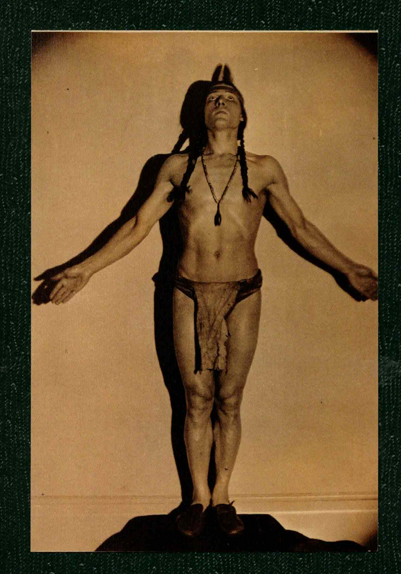 POSTCARD / Rudolph Valentino as Spirit guide, 1923