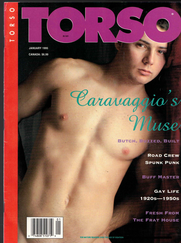 TORSO / 1995 / January / Daniel Belisle / Vincent Rockland / Pete Hubert / Damien Lee / Mario Gema / Cervone / Gays in the military / R.A. Schultz / Boyway