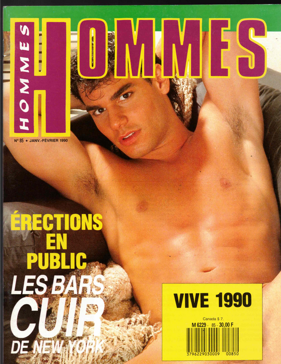 Hommes Magazine  / 1990 / Janvier - Février / Kristen Bjorn / Tony Lamas / Clayton Craig