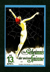 POSTCARD / The white spider, 1927 / Carl Boese / Poster