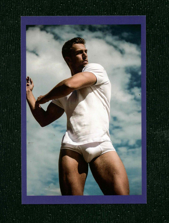 POSTCARD / James Yates in white underwear