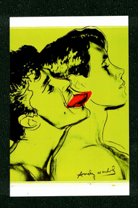 POSTCARD / QUERELLE, 1982 / Fassbinder / Andy Warhol (green)