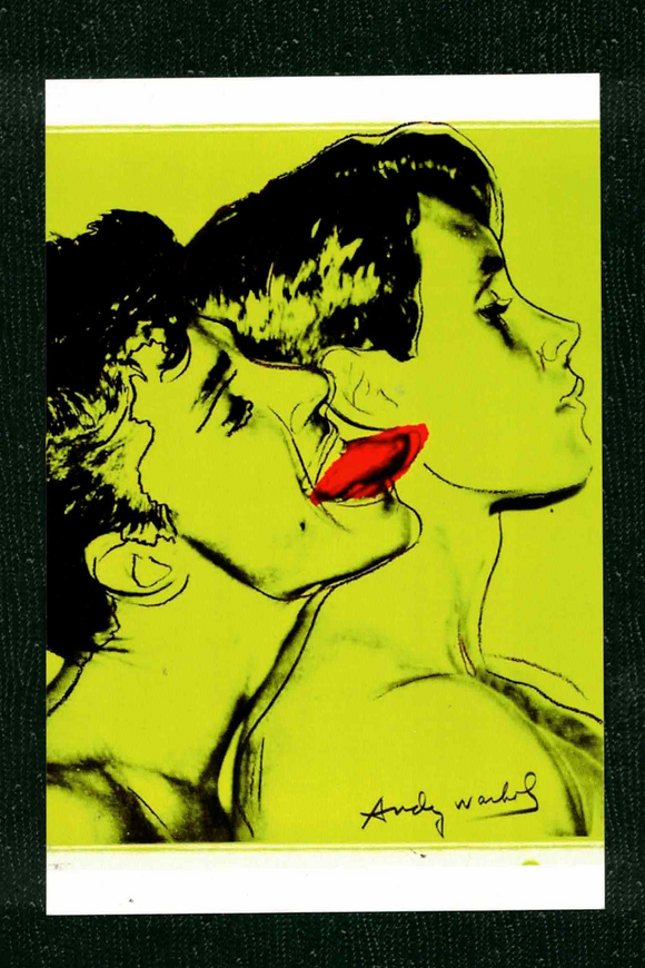 POSTCARD / QUERELLE, 1982 / R.W. Fassbinder / Andy Warhol (green)