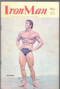 IRON MAN / 1977 / May / Steve Davis / Schwarzenegger / Robbie Robinson / Roy Hilligenn / Mike Mentzer / Franco Columbu