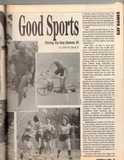 The Advocate Magazine / 1990, August 14 / Gay Games / Brent Earle / Donevan