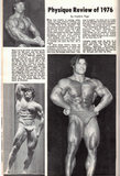 IRON MAN / 1977 / May / Steve Davis / Schwarzenegger / Robbie Robinson / Roy Hilligenn / Mike Mentzer / Franco Columbu