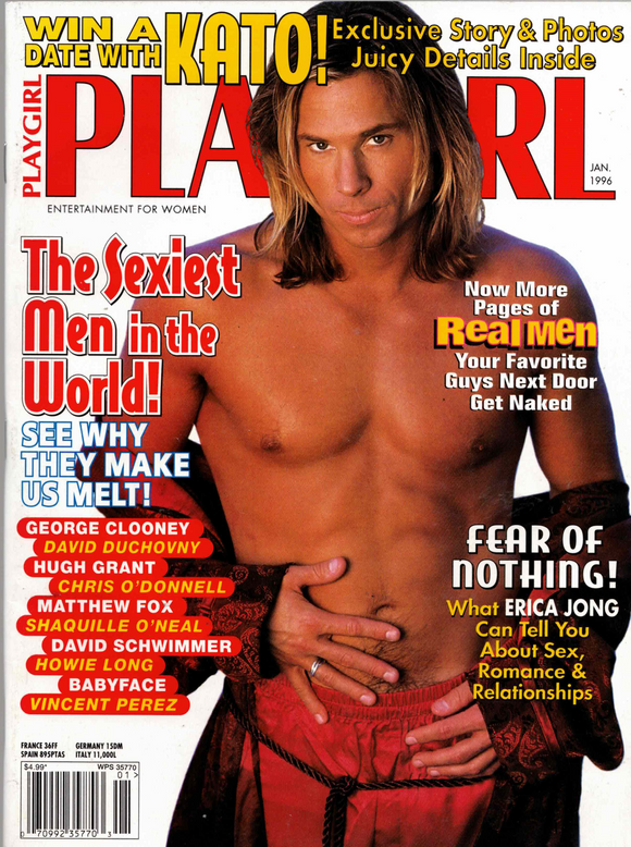 PLAYGIRL / 1996 / January / Austin Peck / Kato Kaelin / Jamie Vanek / Martin Squires