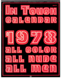 Calendar / In Touch / 1978 / Peter Berlin / Clyde Wallace / Ricardo Guillermo / Al Parker / Gerry Arthur