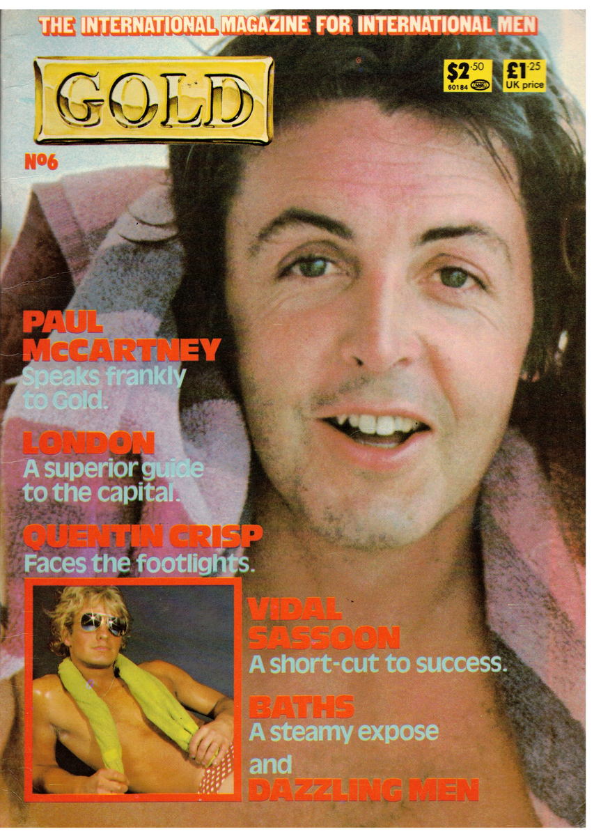 Gold Magazine / 1978 / June / Quintin Crisp / Paul McCartney / London ...